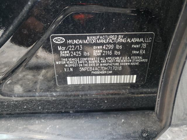 Photo 9 VIN: 5NPEB4AC7DH717018 - HYUNDAI SONATA GLS 