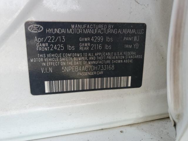 Photo 11 VIN: 5NPEB4AC7DH733168 - HYUNDAI SONATA GLS 