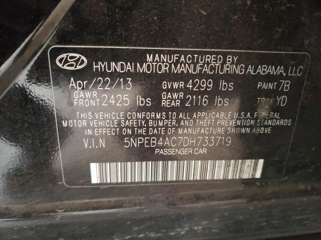 Photo 11 VIN: 5NPEB4AC7DH733719 - HYUNDAI SONATA GLS 