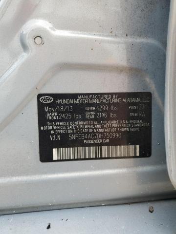 Photo 12 VIN: 5NPEB4AC7DH750990 - HYUNDAI SONATA GLS 