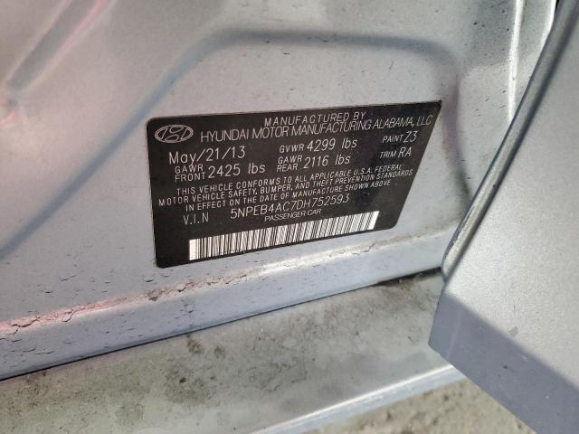 Photo 11 VIN: 5NPEB4AC7DH752593 - HYUNDAI SONATA 