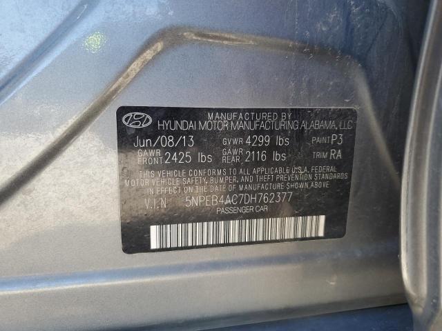 Photo 11 VIN: 5NPEB4AC7DH762377 - HYUNDAI SONATA 