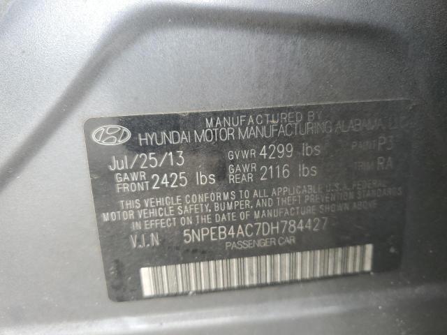 Photo 11 VIN: 5NPEB4AC7DH784427 - HYUNDAI SONATA GLS 