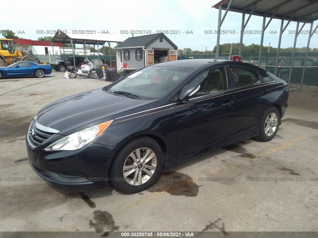 Photo 1 VIN: 5NPEB4AC7EH840125 - HYUNDAI SONATA 