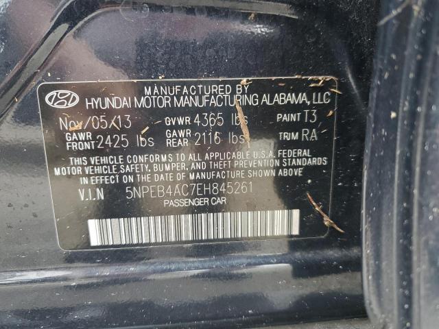 Photo 11 VIN: 5NPEB4AC7EH845261 - HYUNDAI SONATA GLS 