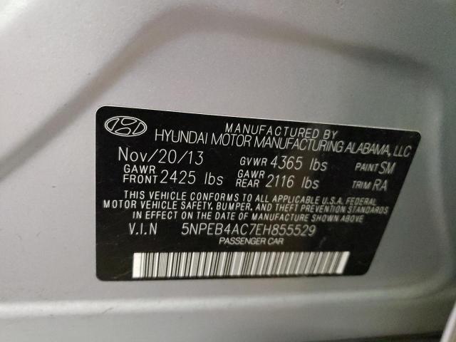 Photo 11 VIN: 5NPEB4AC7EH855529 - HYUNDAI SONATA GLS 