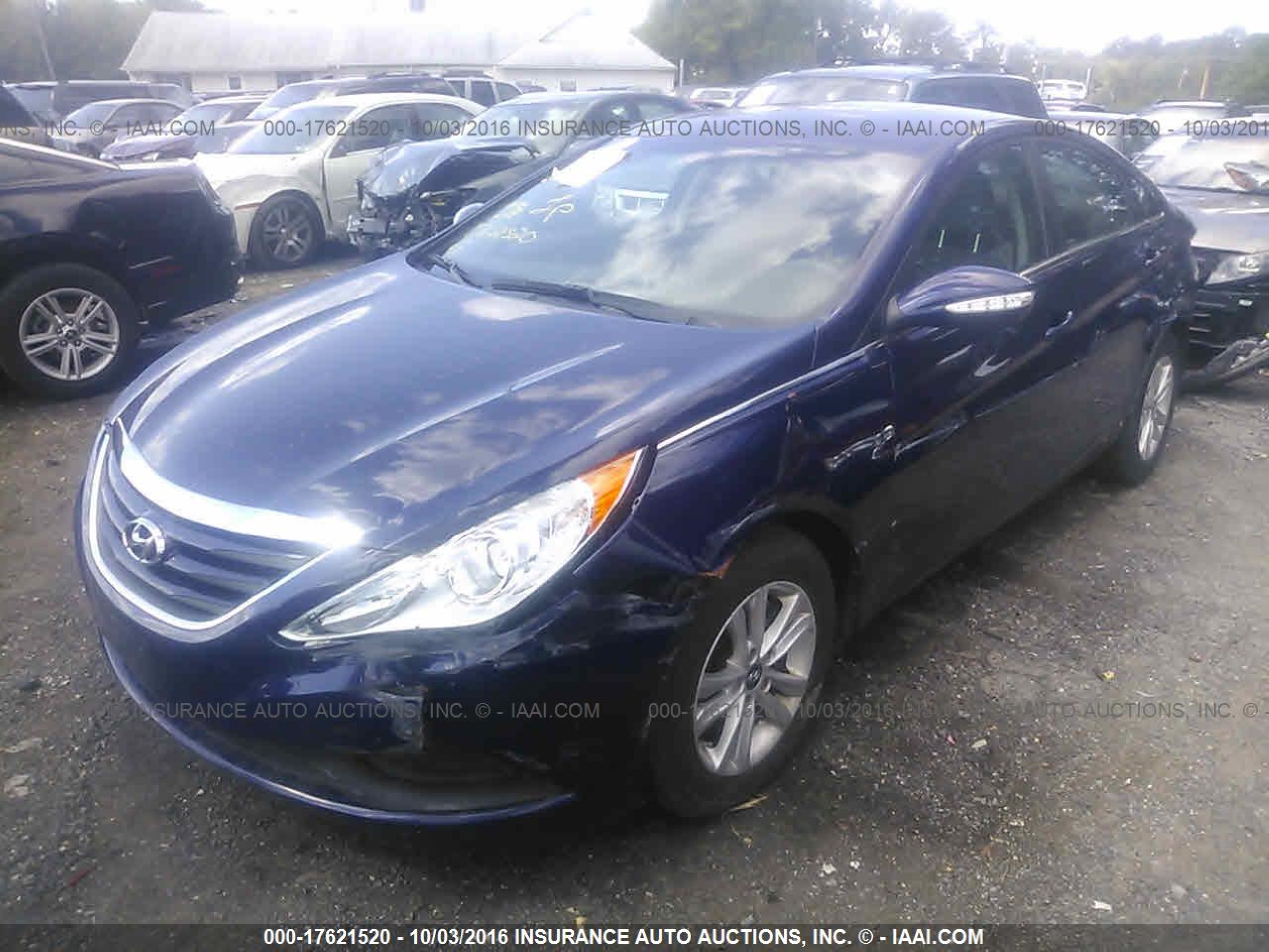 Photo 1 VIN: 5NPEB4AC7EH861413 - HYUNDAI SONATA 