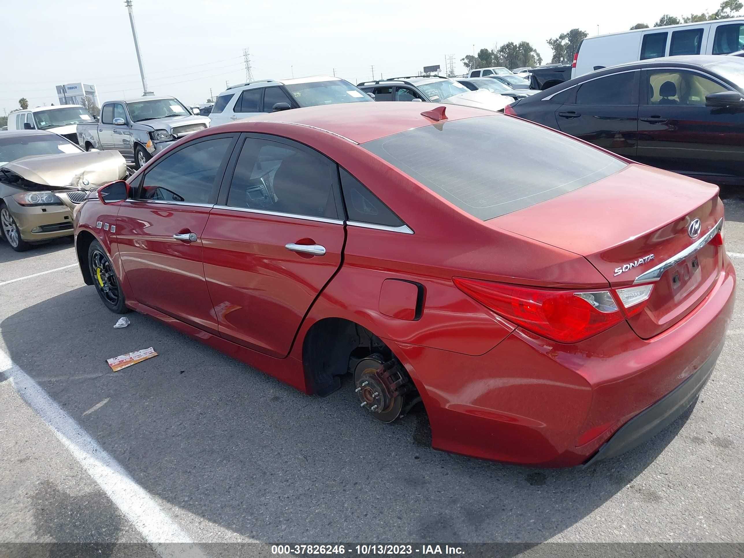 Photo 2 VIN: 5NPEB4AC7EH871889 - HYUNDAI SONATA 