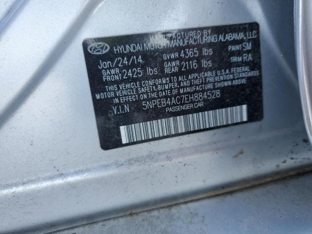 Photo 11 VIN: 5NPEB4AC7EH884528 - HYUNDAI SONATA 