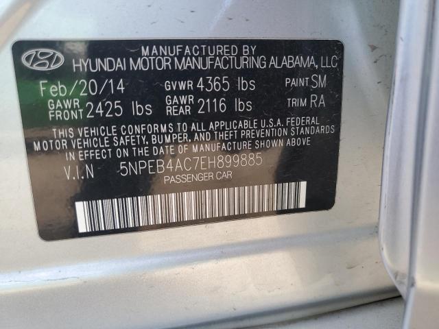 Photo 11 VIN: 5NPEB4AC7EH899885 - HYUNDAI SONATA GLS 