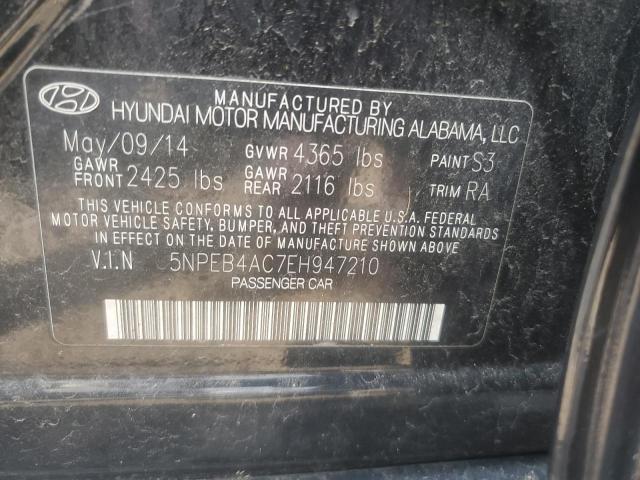 Photo 11 VIN: 5NPEB4AC7EH947210 - HYUNDAI SONATA 