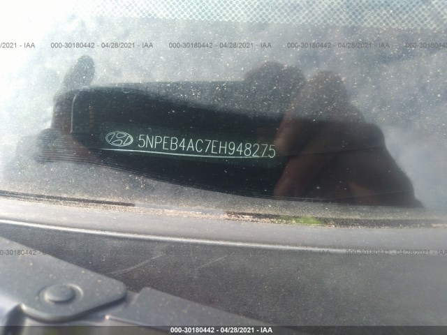 Photo 8 VIN: 5NPEB4AC7EH948275 - HYUNDAI SONATA 