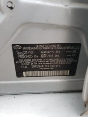 Photo 11 VIN: 5NPEB4AC8BH007414 - HYUNDAI SONATA GLS 