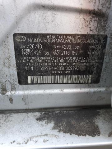 Photo 11 VIN: 5NPEB4AC8BH009292 - HYUNDAI SONATA GLS 