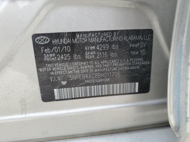 Photo 11 VIN: 5NPEB4AC8BH011706 - HYUNDAI SONATA 