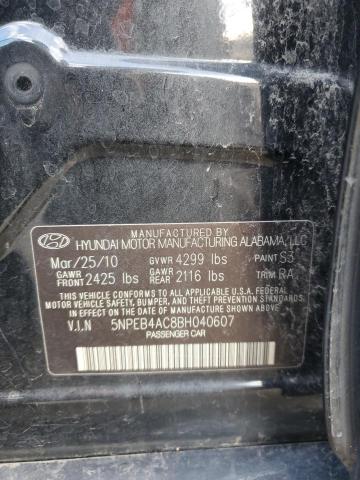 Photo 12 VIN: 5NPEB4AC8BH040607 - HYUNDAI SONATA 