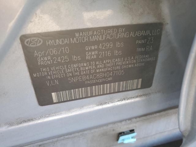 Photo 11 VIN: 5NPEB4AC8BH047105 - HYUNDAI SONATA GLS 