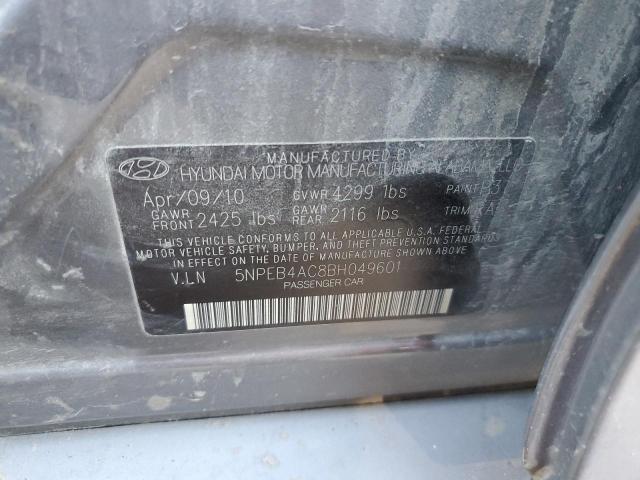 Photo 11 VIN: 5NPEB4AC8BH049601 - HYUNDAI SONATA 