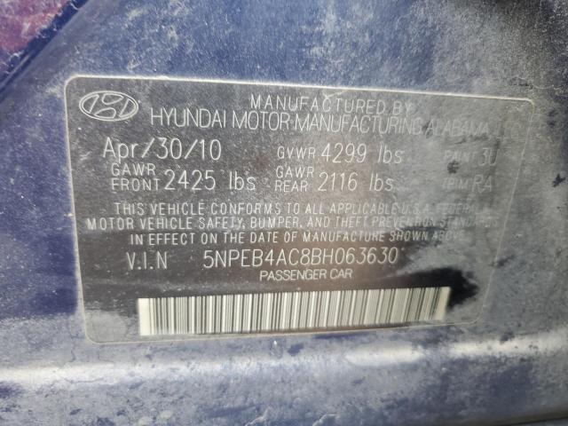 Photo 11 VIN: 5NPEB4AC8BH063630 - HYUNDAI SONATA GLS 