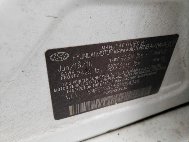 Photo 11 VIN: 5NPEB4AC8BH094246 - HYUNDAI SONATA 