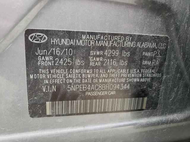 Photo 11 VIN: 5NPEB4AC8BH094344 - HYUNDAI SONATA GLS 