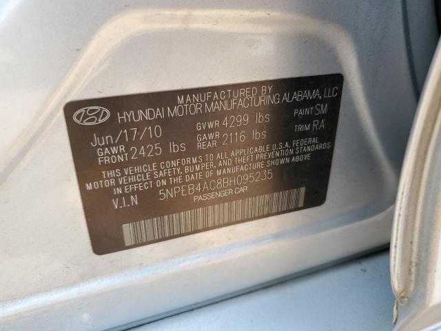 Photo 11 VIN: 5NPEB4AC8BH095235 - HYUNDAI SONATA 