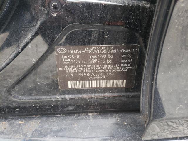 Photo 11 VIN: 5NPEB4AC8BH100059 - HYUNDAI SONATA 4D 