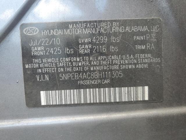 Photo 11 VIN: 5NPEB4AC8BH111305 - HYUNDAI SONATA 