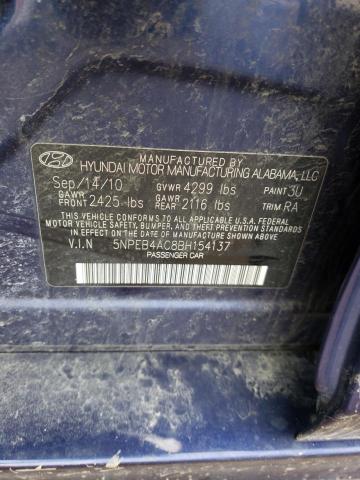 Photo 11 VIN: 5NPEB4AC8BH154137 - HYUNDAI SONATA GLS 