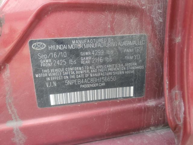 Photo 12 VIN: 5NPEB4AC8BH156650 - HYUNDAI SONATA GLS 