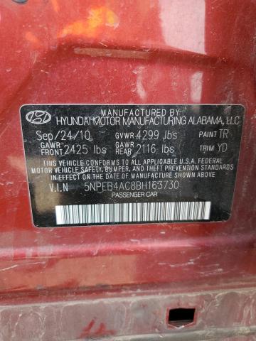 Photo 11 VIN: 5NPEB4AC8BH163730 - HYUNDAI SONATA 