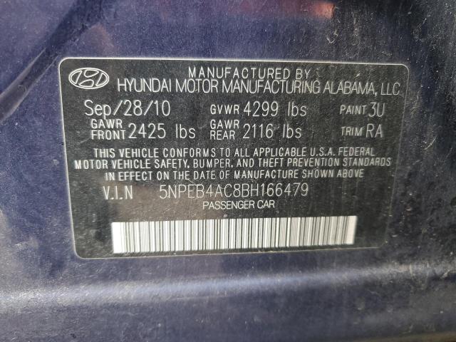 Photo 11 VIN: 5NPEB4AC8BH166479 - HYUNDAI SONATA GLS 