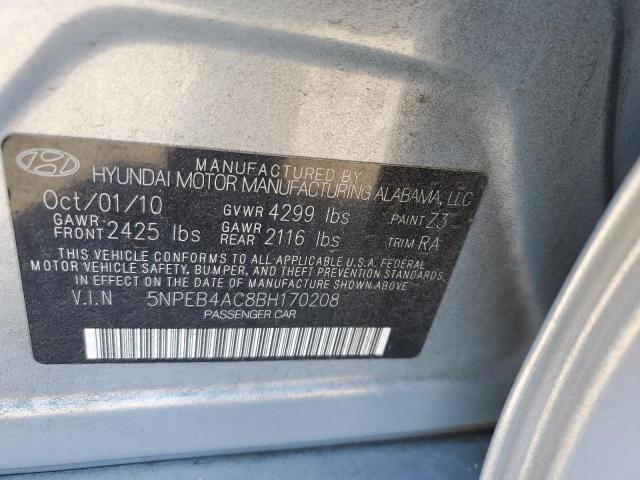 Photo 12 VIN: 5NPEB4AC8BH170208 - HYUNDAI SONATA GLS 