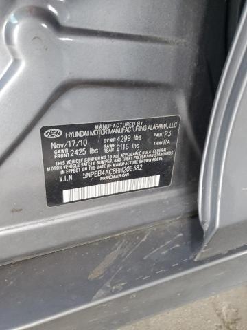 Photo 11 VIN: 5NPEB4AC8BH206382 - HYUNDAI SONATA GLS 