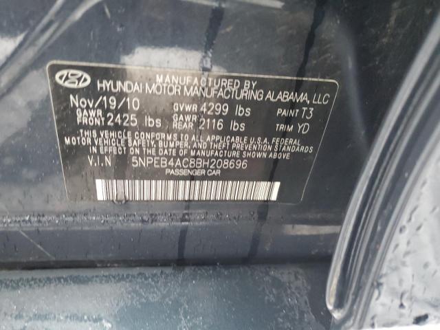 Photo 11 VIN: 5NPEB4AC8BH208696 - HYUNDAI SONATA GLS 