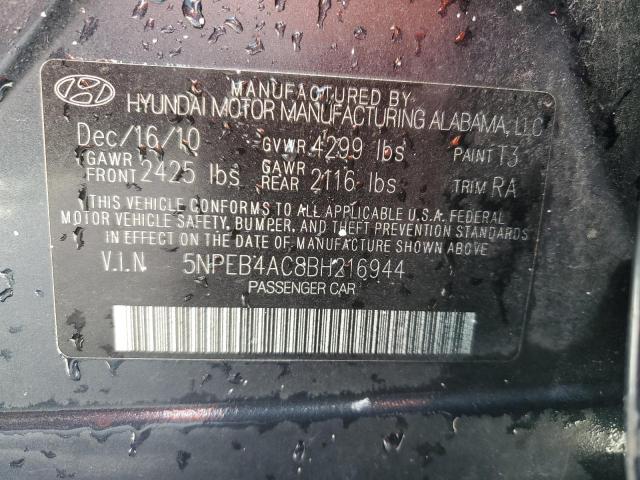 Photo 11 VIN: 5NPEB4AC8BH216944 - HYUNDAI SONATA 