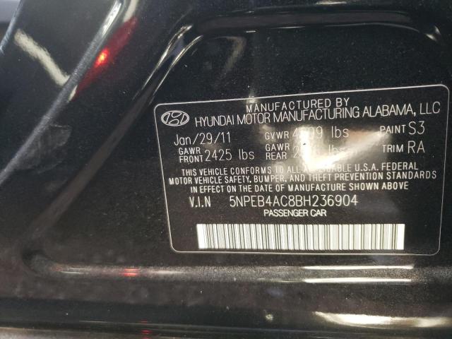 Photo 9 VIN: 5NPEB4AC8BH236904 - HYUNDAI SONATA GLS 