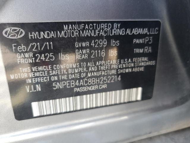 Photo 11 VIN: 5NPEB4AC8BH252214 - HYUNDAI SONATA GLS 