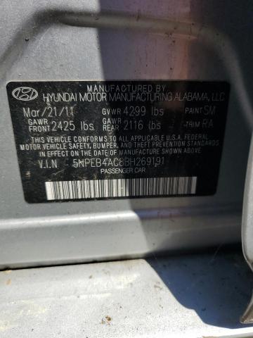 Photo 11 VIN: 5NPEB4AC8BH269191 - HYUNDAI SONATA 