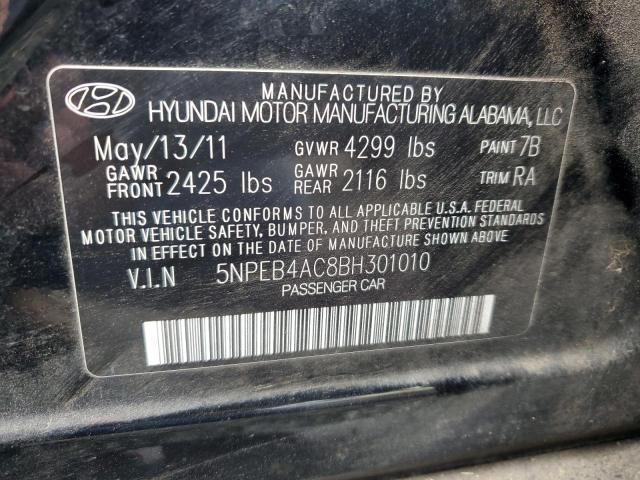 Photo 12 VIN: 5NPEB4AC8BH301010 - HYUNDAI SONATA GLS 