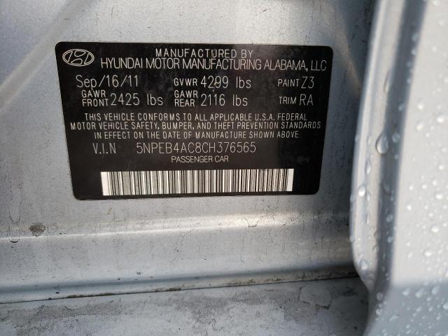 Photo 12 VIN: 5NPEB4AC8CH376565 - HYUNDAI SONATA GLS 