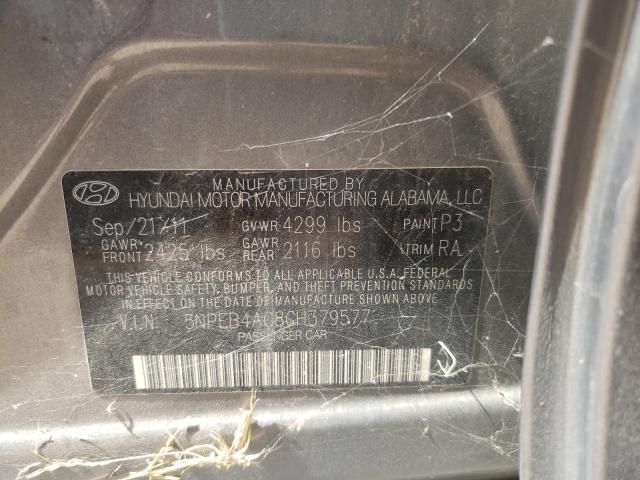 Photo 9 VIN: 5NPEB4AC8CH379577 - HYUNDAI SONATA GLS 