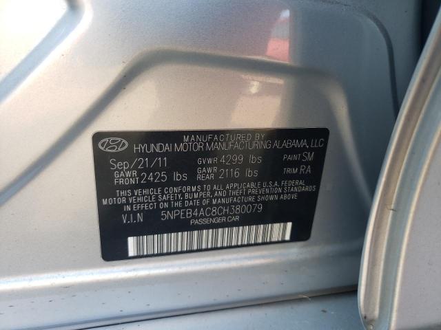 Photo 9 VIN: 5NPEB4AC8CH380079 - HYUNDAI SONATA GLS 