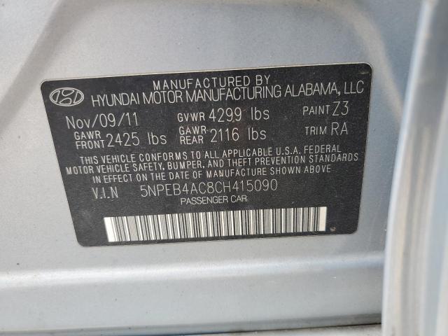 Photo 11 VIN: 5NPEB4AC8CH415090 - HYUNDAI SONATA 