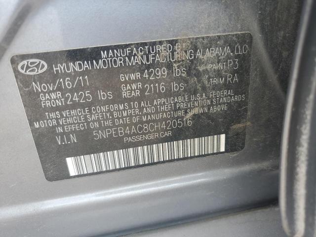 Photo 12 VIN: 5NPEB4AC8CH420516 - HYUNDAI SONATA 