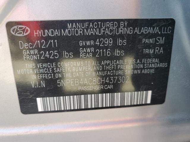 Photo 11 VIN: 5NPEB4AC8CH437302 - HYUNDAI SONATA GLS 