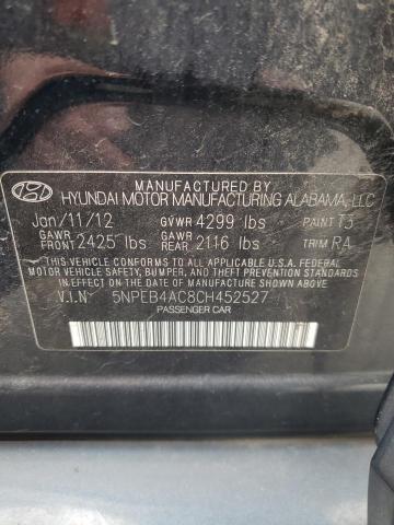 Photo 11 VIN: 5NPEB4AC8CH452527 - HYUNDAI SONATA GLS 