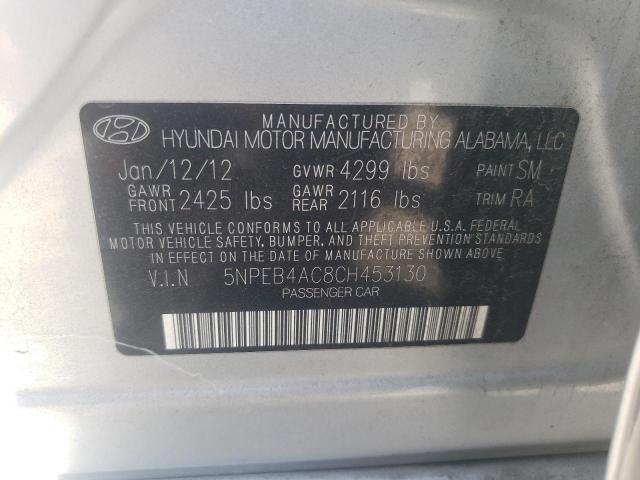 Photo 11 VIN: 5NPEB4AC8CH453130 - HYUNDAI SONATA GLS 