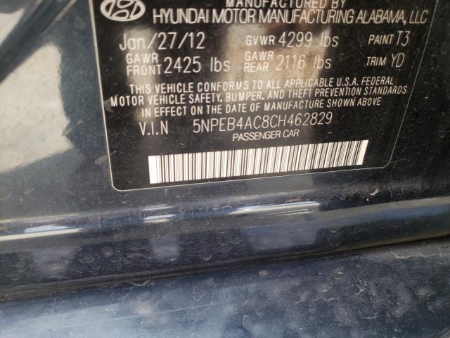 Photo 9 VIN: 5NPEB4AC8CH462829 - HYUNDAI SONATA GLS 