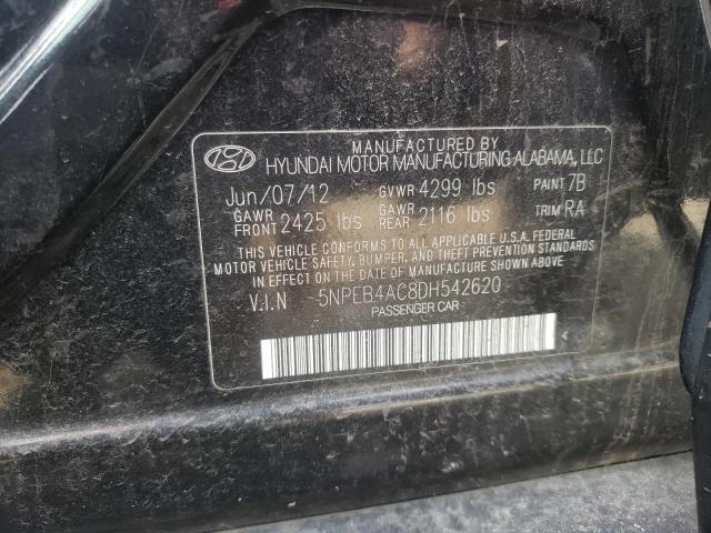 Photo 11 VIN: 5NPEB4AC8DH542620 - HYUNDAI SONATA 